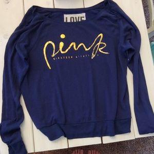 Navy Blue Victoria Secret Pink 1986 Sweatshirt